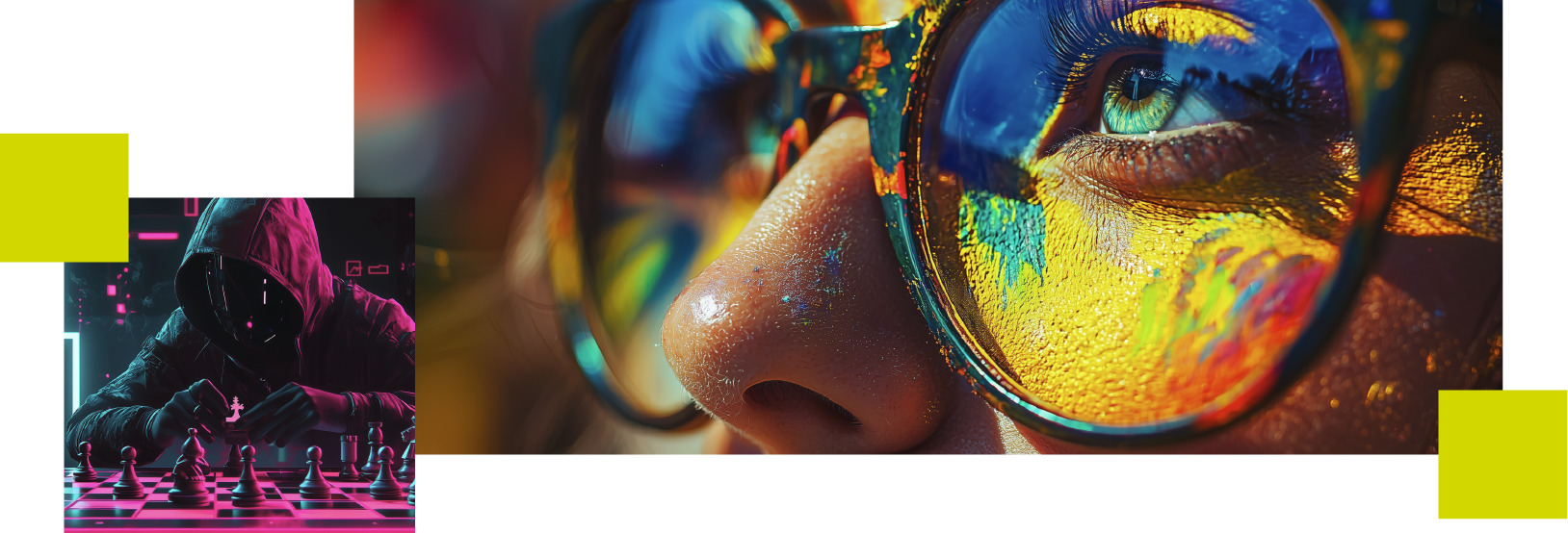 Imagen de los ojos de una mujer, que representa como en Wessual miramos por la creatividad en nuestros cursos eLearning.